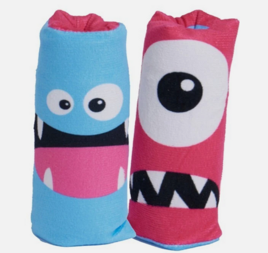 ToyMania Reversible Moody Monsters Sensory Plush Water Snake Toy