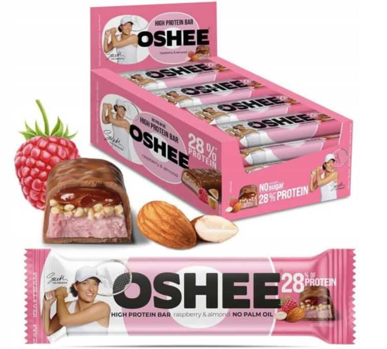 Oshee Raspberry & Almond Protein Bar