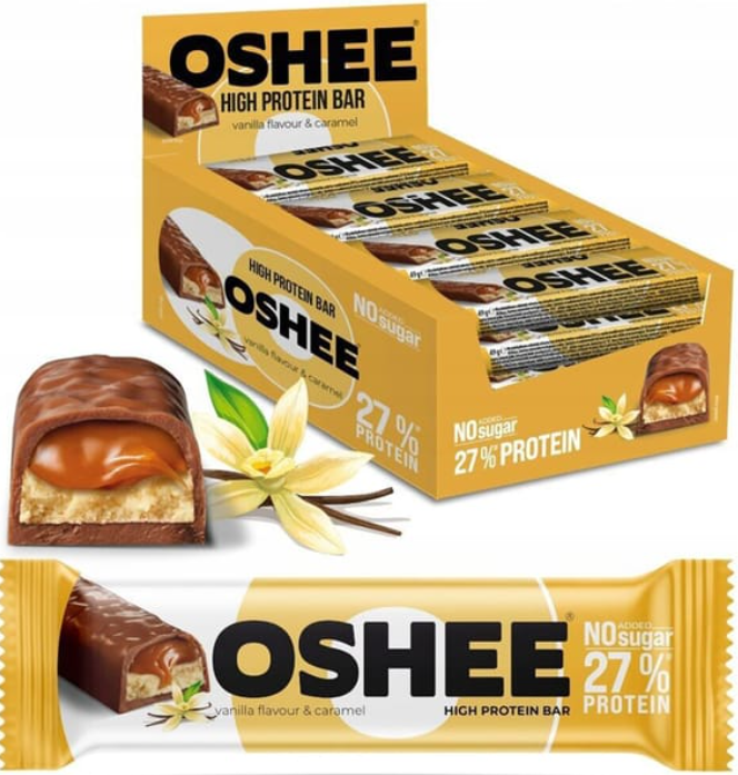 Oshee Vanilla & Caramel Protein Bar