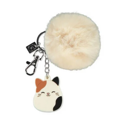 Squishmallows Fluffy Pom Pom Keyring