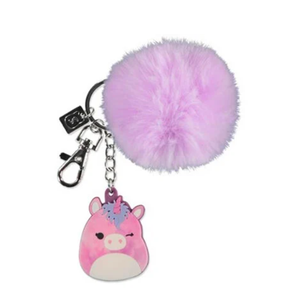 Squishmallows Fluffy Pom Pom Keyring