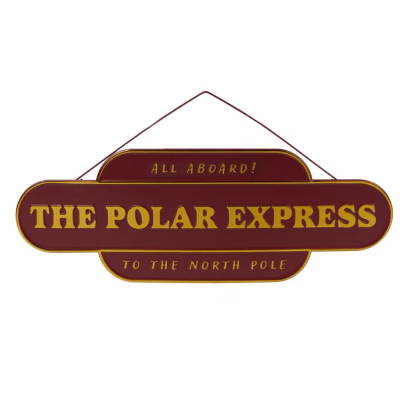 The Polar Express Hanging Sign