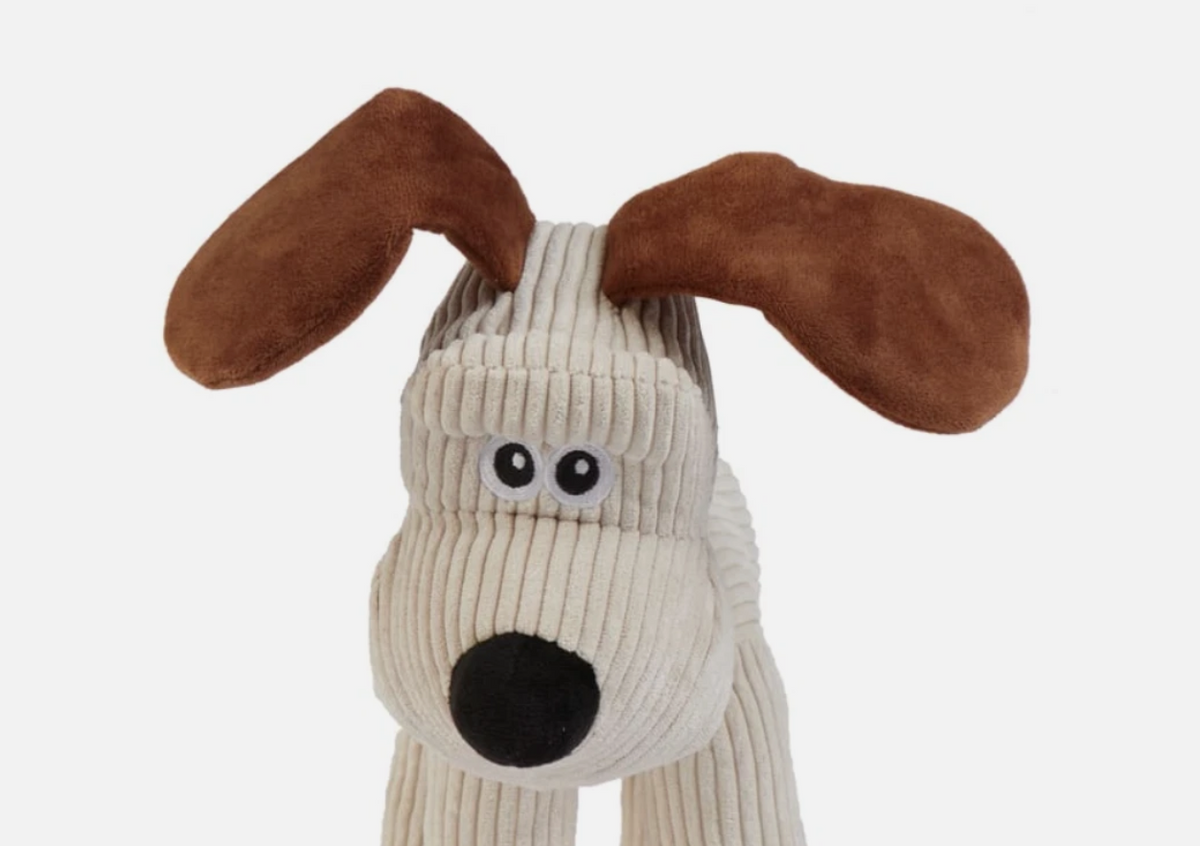 Wallace & Gromit | Gromit 12" Cord Fabric Plush Dog Toy