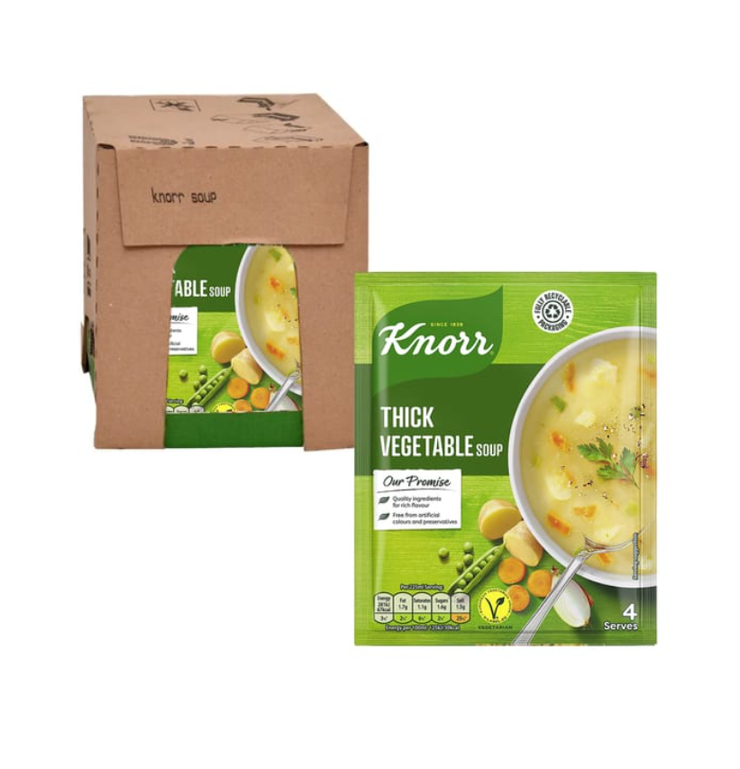 Knorr Crofter's Thick Vegetable Soup (75g x 9 Sachets) - Free UK Postage