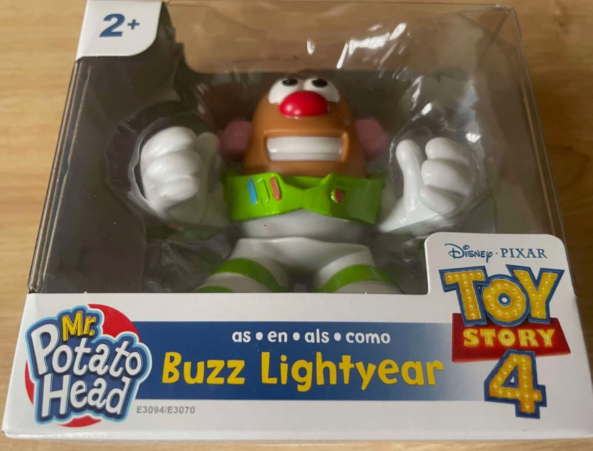 Disney Pixar Toy Story 4 Mini Mr Potato Head Figure (Buzz Lightyear, Bo-Peep, Duke Caboom, Forky)