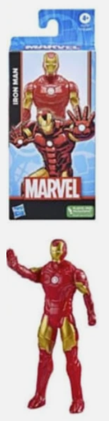 Hasbro Marvel Avengers 6" Action Figure (Captain America, Iron Man, Hulk, Spider-Man, Killmonger)