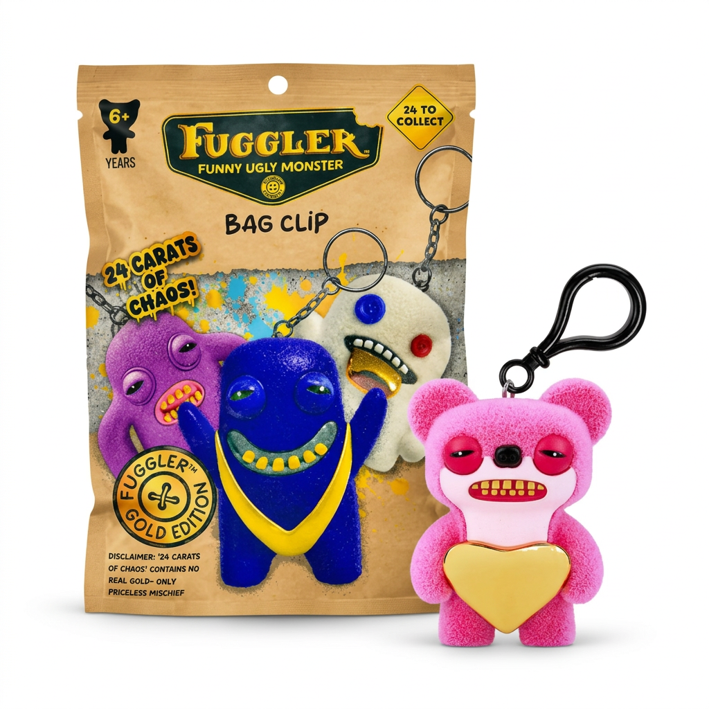 Square Fuggler New Gold Edition keychain blind bag photo